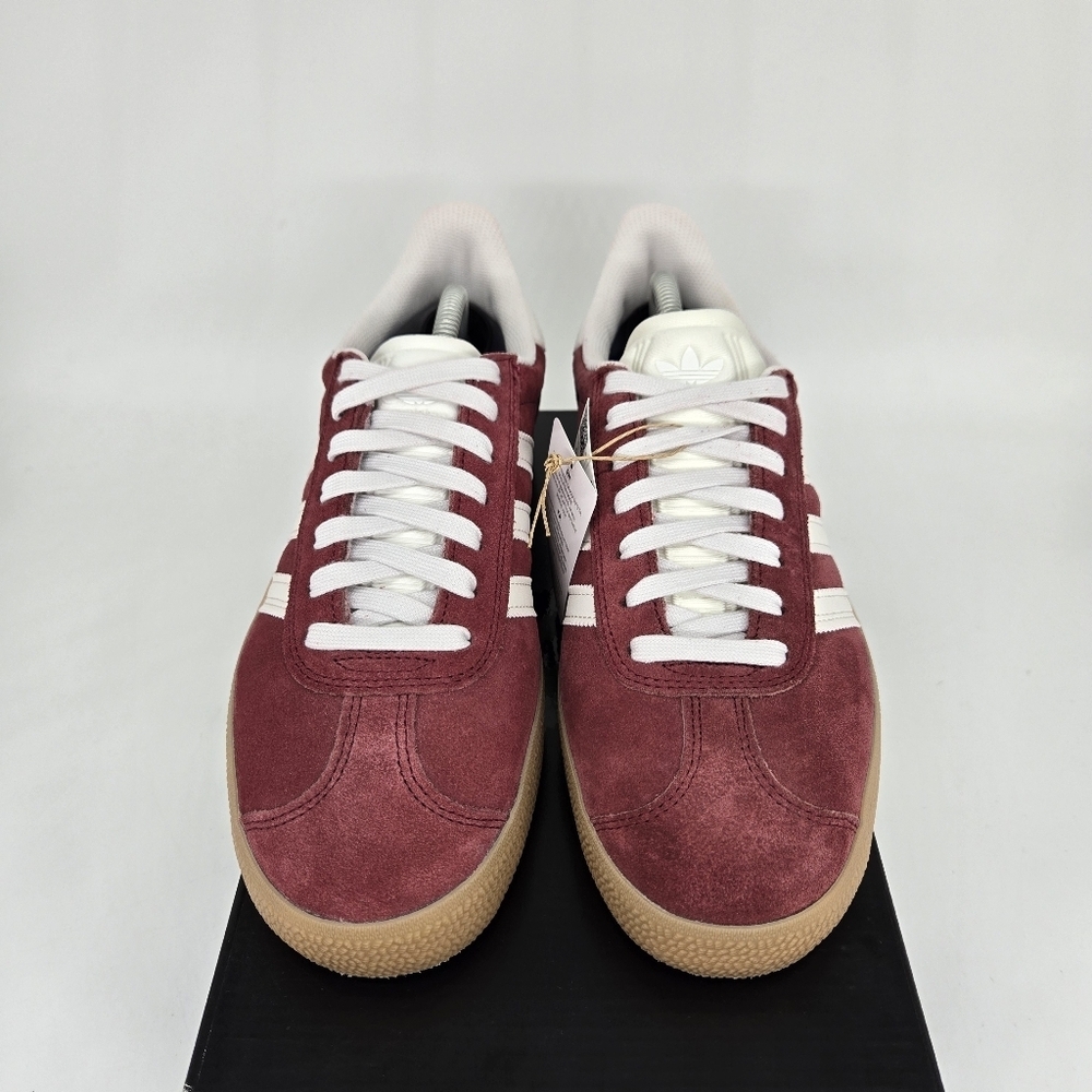 adidas Gazelle ADV JR2000 Shadow Red White Men's Shoes Size 9.5 New - Picture 2 of 8